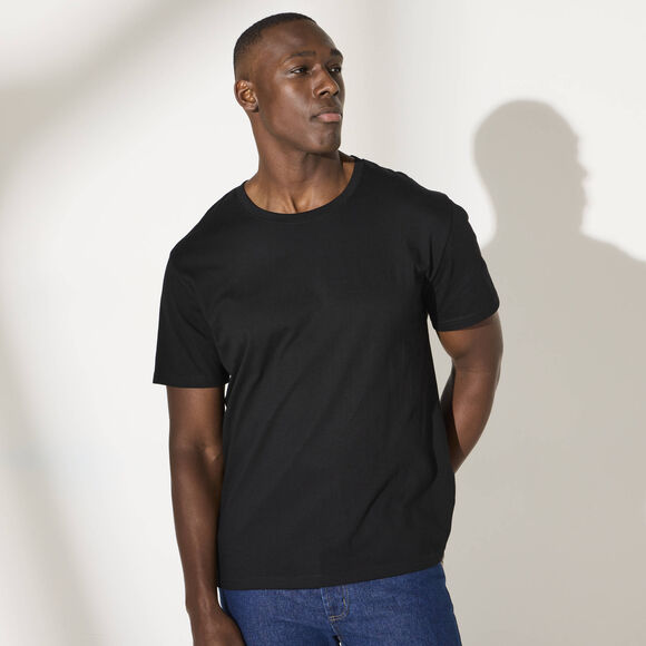 T-shirt met ronde hals en korte mouwen - set van 3 (zwart) T-shirt met ronde hals en korte mouwen - set van 3 (zwart)